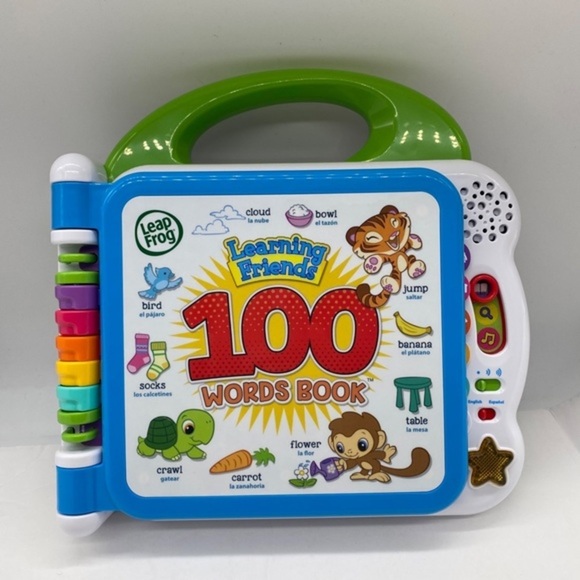 LeapFrog Learning Friends 100 Words Book Multilingual Interactive Educational - Picture 2 of 7